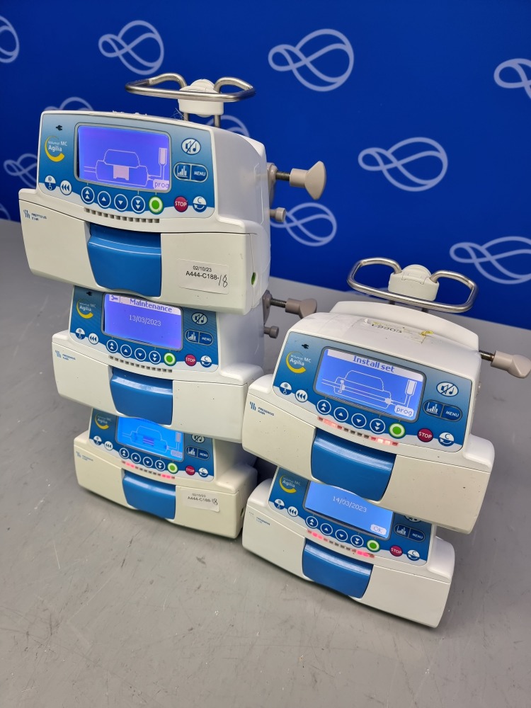 5 x Fresenius Kabi Volumat MC Agilia Infusion Pumps