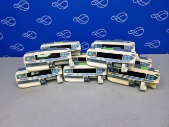 6 x Alaris GH Plus Syringe Pumps, 3 x Alaris GH Guardrails Plus Syringe Pumps And 1 x Alaris CC Plus Syringe Pumps