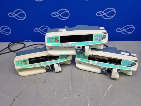 1 x Alaris PK Syringe Pump, and 2 x Alaris CareFusion GH Syringe Pumps