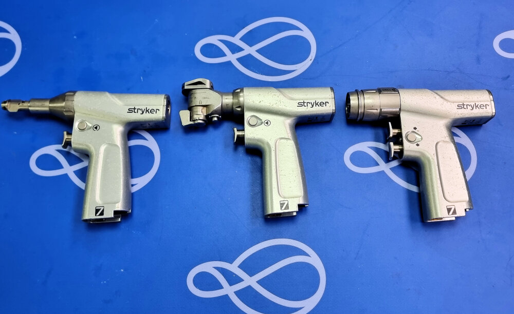 Stryker System 7 Reamer, Sagittal Saw and Reciprocating Saw Hand Pieces