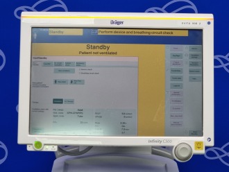 Draeger Evita Infinity V500 Ventilator with Draeger Infinity C500 Touchscreen Monitor - 2