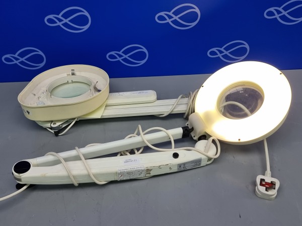 2 x Magnifying Examination Lamps