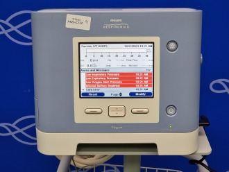 Philips Respironics Trilogy 202 Ventilator on Rollstand