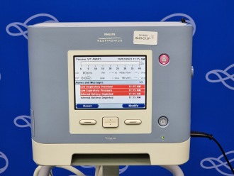 Philips Respironics Trilogy 202 Ventilator on Rollstand