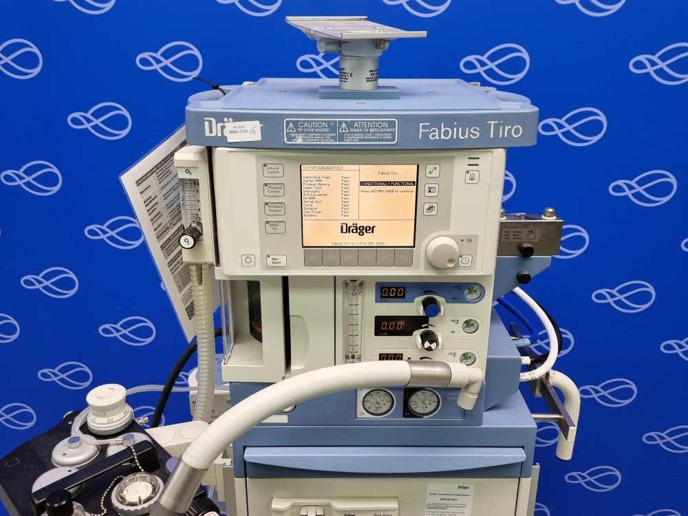 Draeger Fabius Tiro Anaesthetic Machine