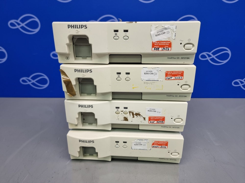 Philips Ghost Module 4 x Philips IntelliVue G5 Gas Modules