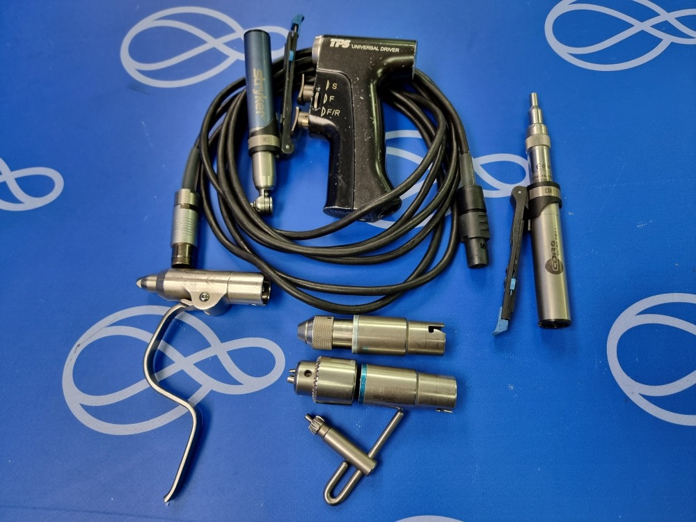 Stryker Core Universal Driver, Core Micro Drill and Core Sagittal Saw