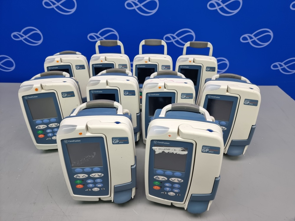 10 x Alaris GP Plus Volumetric Guardrails Infusion Pump