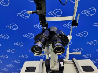 Haag Streit BM 900 Slit Lamp on Table