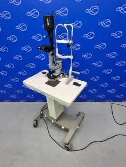 Haag Streit BM 900 Slit Lamp on Table - 4