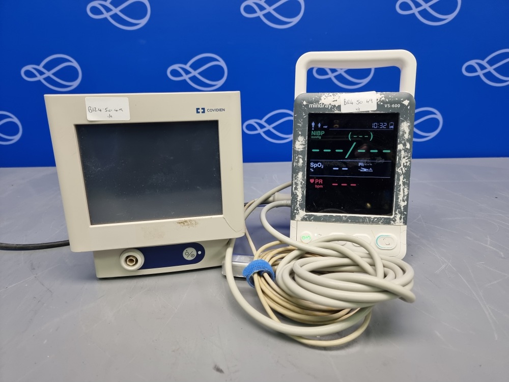 Mindray VS-600 Monitor, and Covidien BIS Monitoring System