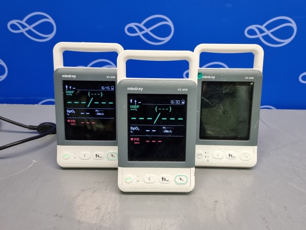 3 x Mindray VS-600 Vital Signs Monitor