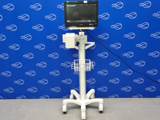 Philips Intellivue MX700 Patient Monitor with Module Rack on Rollstand