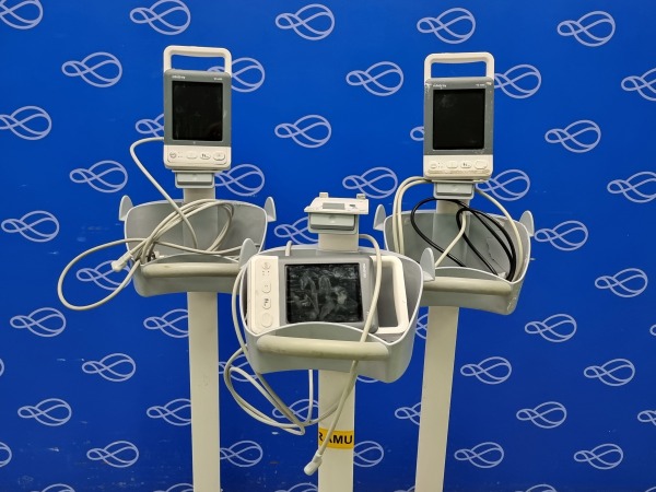 3 x Mindray VS-600 Vital Signs Monitor on Rollstand