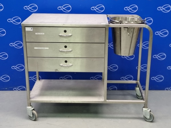 Bristol Maid Stainless Steel Plaster Cast Trolley