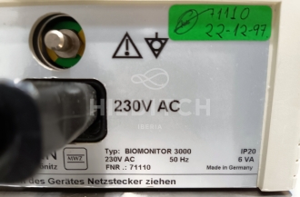 HÃ¶rmann Biomonitor 3000 ECG Monitor/SpO2 - 7