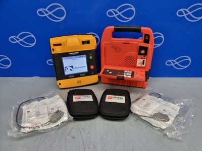 Physio Control Lifepak 1000 Defibrillator and Survival Link First Save Defibrillator