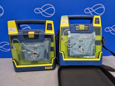2 x Cardiac Science Powerheart AED G3 Defibrillators
