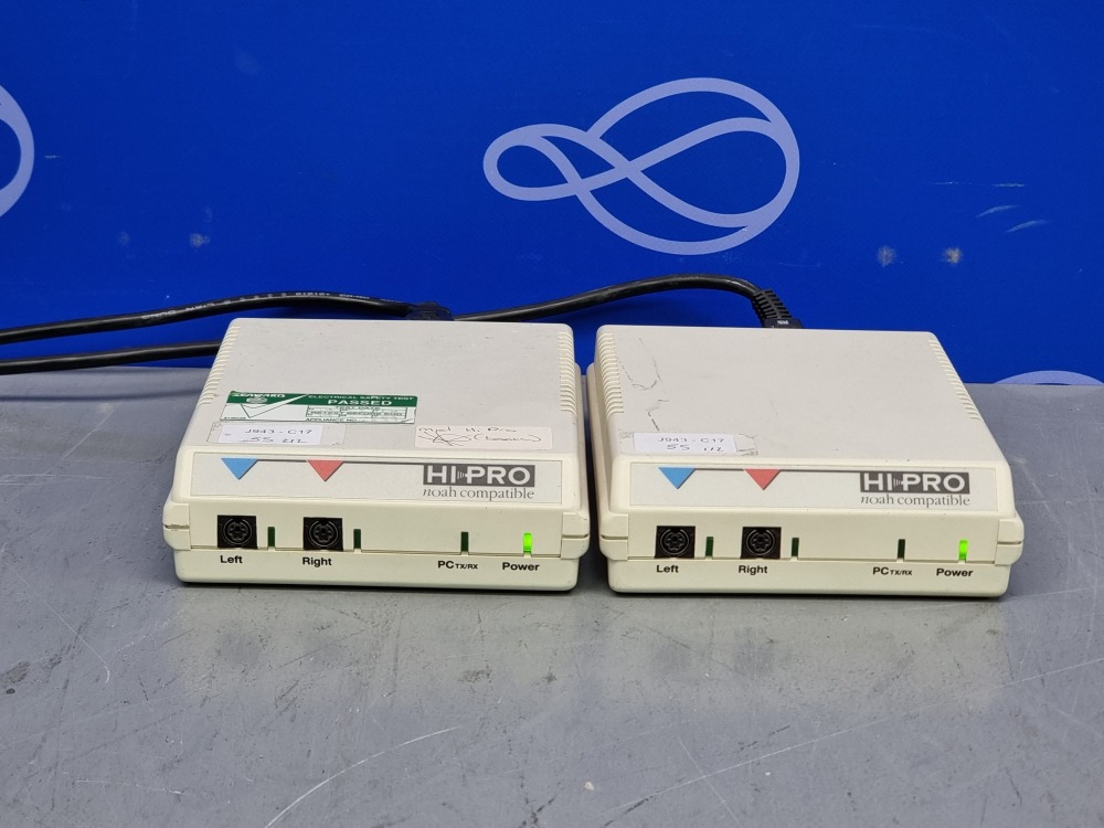 2 x Hi-Pro Noah Compatible Hearing Aid Programmer