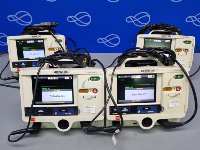 4 x Physio Control Lifepak 20e Defibrillator