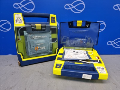 2 x Cardiac Science Powerheart AED G3 Defibrillators