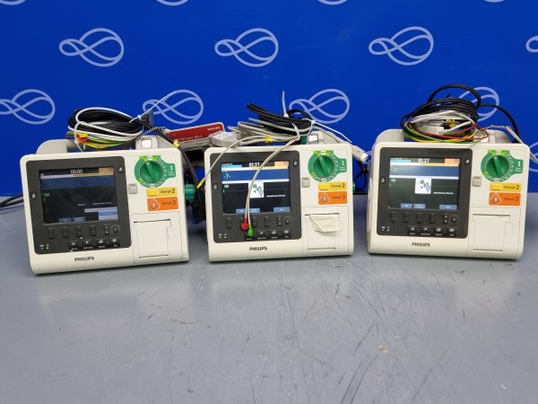 3 x Philips Heartstart XL+ with Pace Function