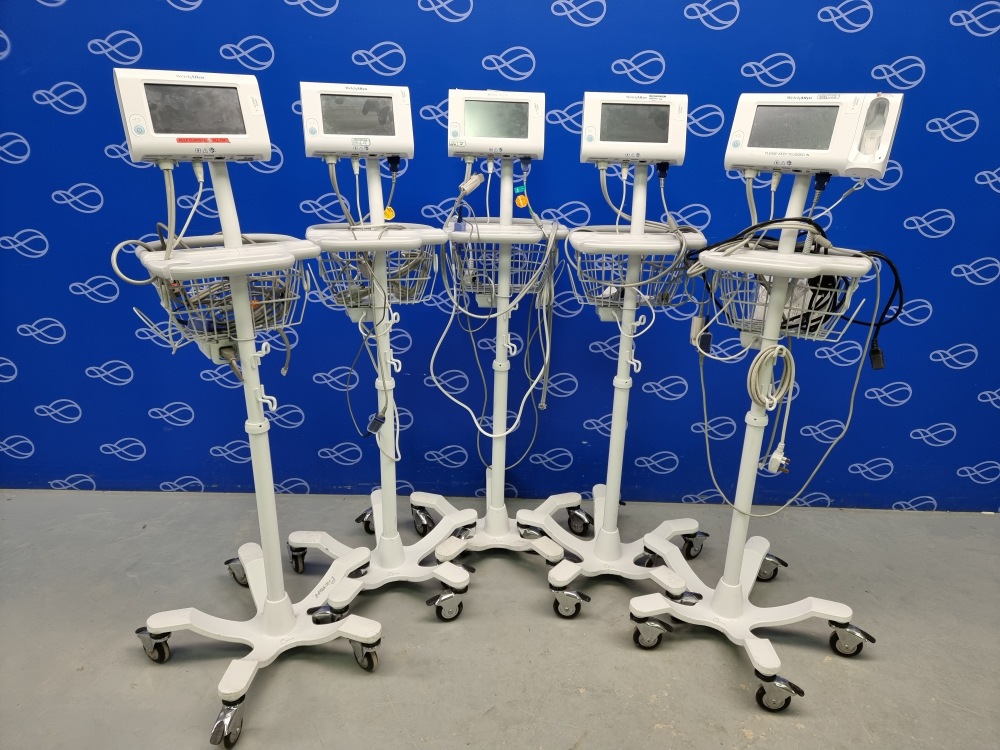 Condex Monitor 5 x Welch Allyn Connex Spot Monitor Patient Monitor