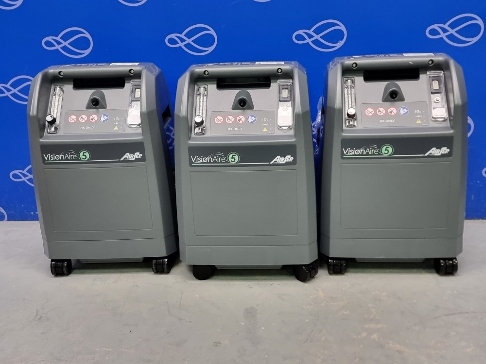 3 x Airsep VisionAire 5 Oxygen Concentrator