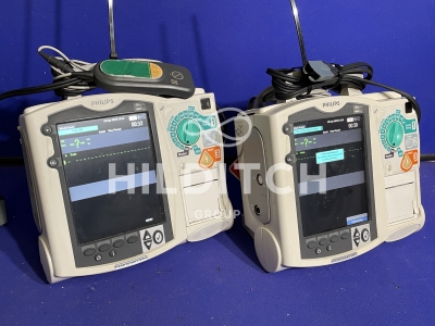 2 x Philips Heartstart MRx Defibrillators with CO2 Ports