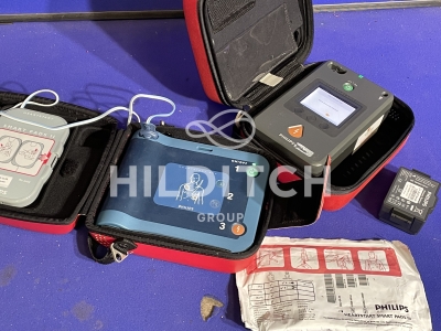 1 x Philips FR3 & 1 x Philips FRx Defibrillators