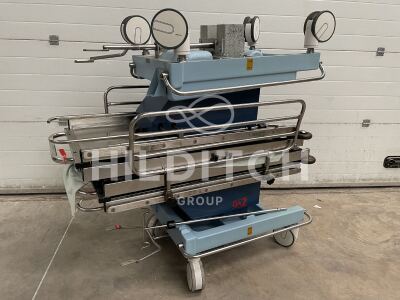2 x Anetic Aid QA2 Patient Trolleys